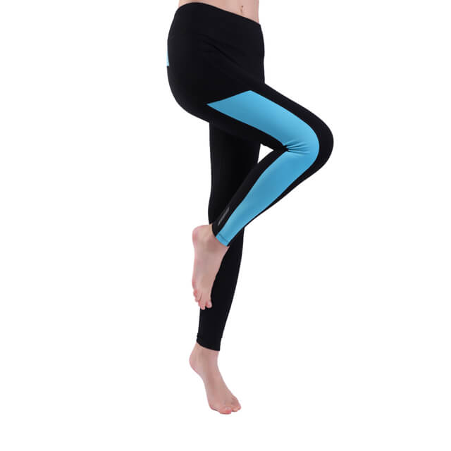 Pantaloni da yoga a compressione femminile leggings a vita alta 