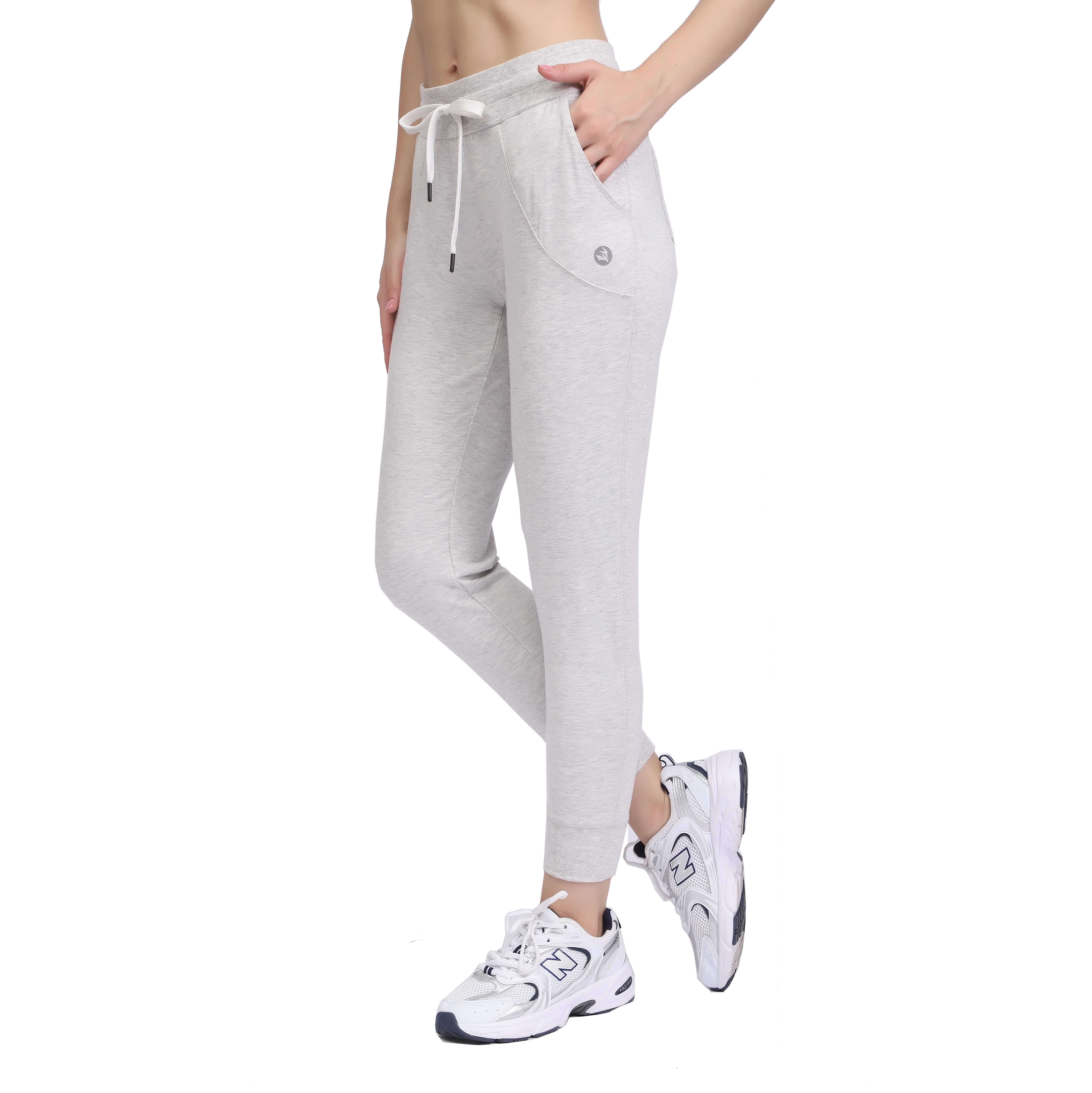Pantaloni sportivi da jogging da donna con coulisse e tasche