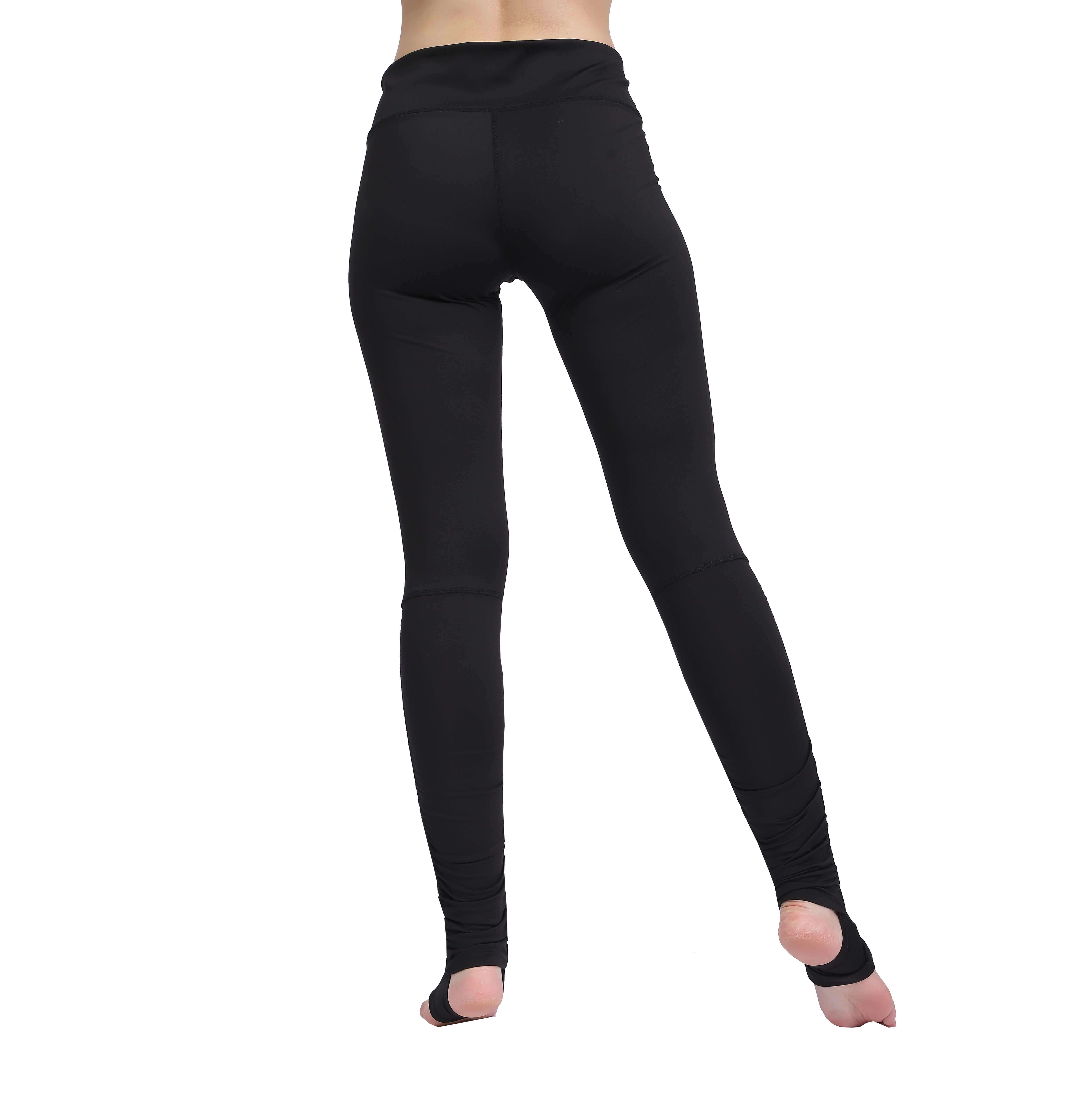 Pantaloni lunghi da yoga da donna Leggings sportivi Collant da corsa Pantaloni da fitness elasticizzati a vita alta