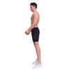 Allenamento 2 in 1 maschile che eseguono pantaloncini sportivi da ginnastica leggera leggera